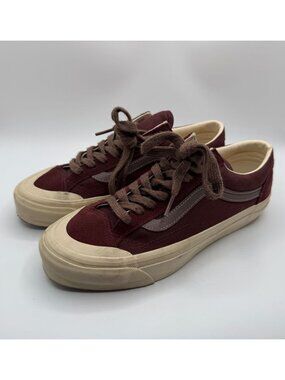 Vans MTE Old Skool Reissue 36 Sneakers Unisex Size M 7.5/W 9 Burgundy Suede